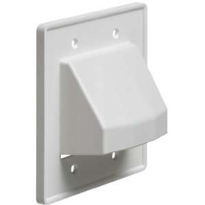   CE2 1 Low Voltage Wall Plate, Hide Wires in Wall, 2 Gang, 1 Pack