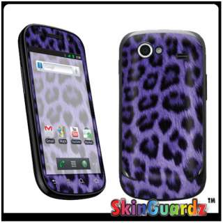 Black Purple Cheetah Vinyl Case Decal Skin To Cover Google SAMSUNG 