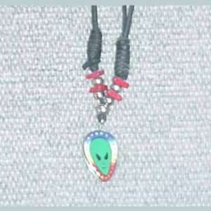  Teardrop Alien Necklace 