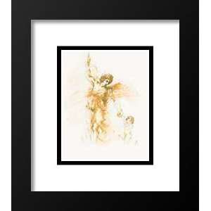  Goldman Framed and Double Matted Art 25x29 Guardian Angel 
