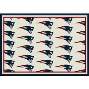  NFL Team Repeat New England Patriots Football Rug Size 3 