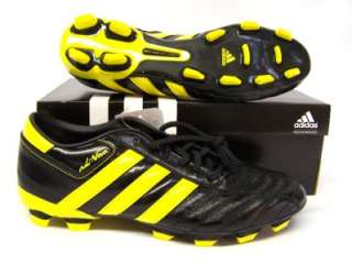 Adidas G14370 adiNOVA II TRX FG Soccer Cleats Mens Sz 9 Black Yellow 