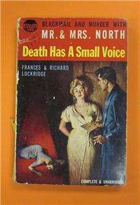 DEATH HAS A SMALL VOICE FRANCES RICHARD LOCKRIDGE AVON 1ST PB 1953 ED 