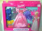 1997 BARBIE 6 FASHIONS GIFT PACK OUTFIT SET GOWN DRESS 