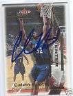 1999 CALVIN BOOTH AUTOGRAPHED AUTO CARD SIGNED WIZARDS