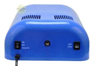 36W Nail UV Lamp Acrylic Gel Shellac CURING Light TIMER Blue DRYER SPA 