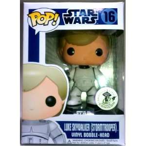  Star Wars POP Luke Skywalker Stormtrooper Vinyl Bobble 