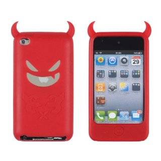  Soft Devil Case for Apple iPod Touch 4G (4th Generation)   Red 