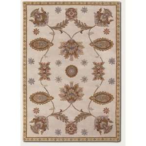   Dynasty All Over Persian Vines/Tan Multi 5 Feet 6 Inch by 8 Feet Rug