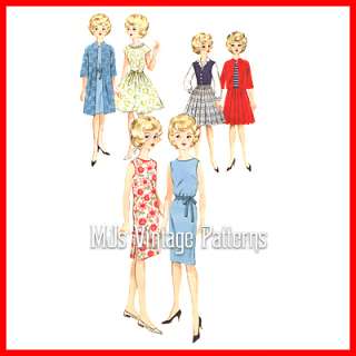 Vintage Pattern ~ Mother Daughter Dress ~ Tammy, Barbie  