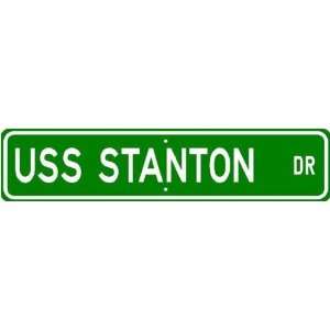 USS STANTON DE 247 Street Sign   Navy 