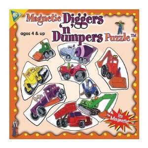  Mini Magnetic Diggers n Dumpers Puzzle [Toy] Toys 
