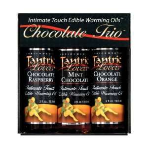  Chocolate Edible Trio Tantric Lovers   3 Flavors 2 Oz Each 