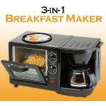   in 1 Breakfast Maker Toaster oven/Coffee Maker/Frying Pan  