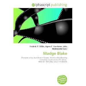  Madge Blake (9786132721068) Books