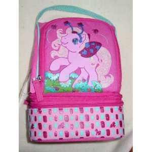  MY LITTLE PONY 2 COMPARTMENT LUNCH BAG / TOTE PONYVILLE 