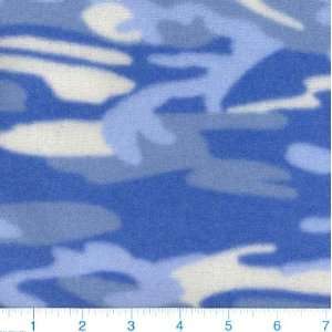  68 Wide Malden Fleece Blue Camo Fabric By The Yard Arts 