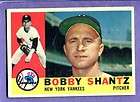 1960 Topps BOBBY SHANTZ 315 NRMT New York Yankees  