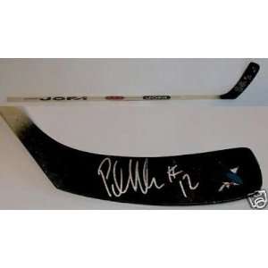  Patrick Marleau Autographed Stick   Canada Sports 