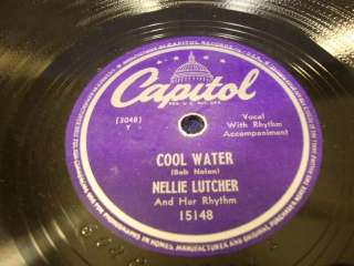 by Nellie Lutcher. Capitol Records #15148. Side B Lake Charles Boogie 