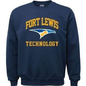   Skyhawks Navy Youth Technology Arch Crewneck Sweatshirt Sports