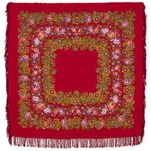  Filigree Russian Shawl (wool fringe) 146x146cm (57,5x57,5 