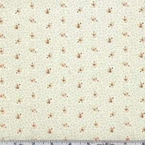  45 Wide Mary Rose Chantilly Buds Mint Fabric By The Yard 