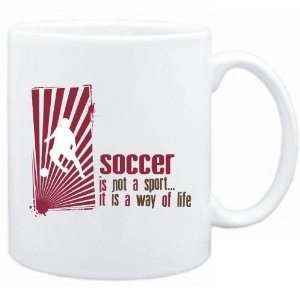    New  Soccer It Is A Way Of Life  Mug Sports