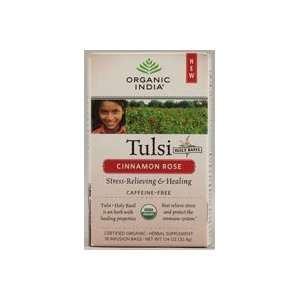  Organic India Tulsi Tea Cinnamon Rose    18 Tea Bags 