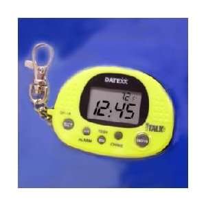  Oval Keychain Talking Clock and Temperature Health 