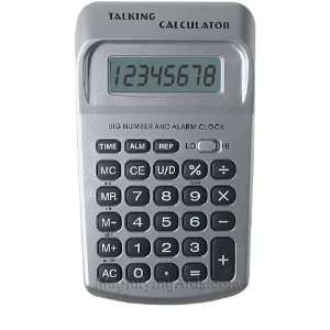   Number Pocket Talking Calculator with Clock