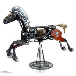  Metal sculpture, Horse