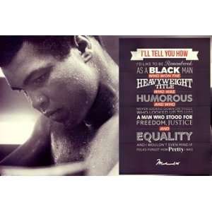  Muhammad Ali   Quote Poster (36.00 x 24.00)