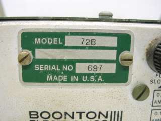 Boonton 72B Analog Capacitance Meter  