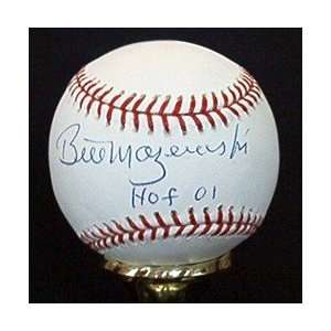  Bill Mazeroski Autographed Baseball HOF 01 Sports 