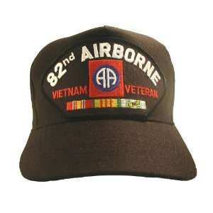  NEW U.S. Army 82nd Airborne Division Vietnam Veteran Cap w/ Ribbons 