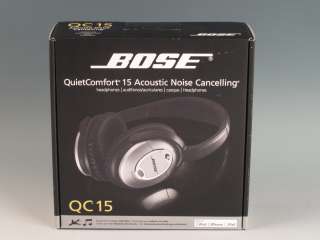 Bose Quiet Comfort 15 Noise Cancelling Headphones QC 15  