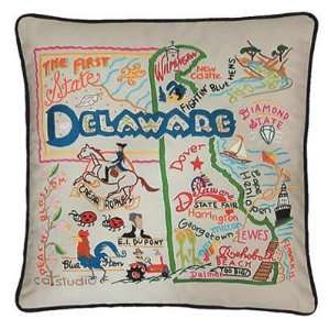 Delaware State Pillow by Catstudio 