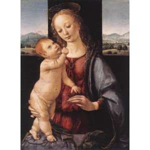  Oil Painting Madonna and Child with a Pomegranate 