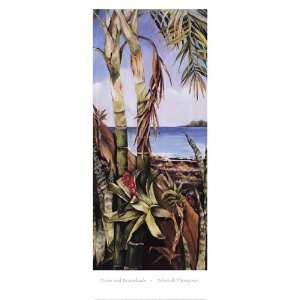  Palms and Bromeliads Poster by Deborah Thompson (10.00 x 