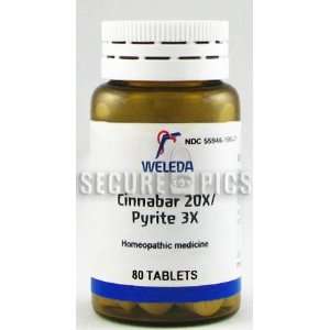   Cinnabar 20x/Pyrite 3x (Prescription Required) 80 tablets Beauty