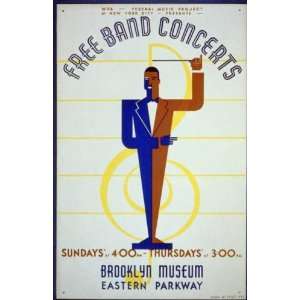   presents free band concerts at the Brooklyn Museum