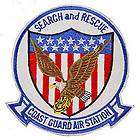 USCG Coast Guard Air Station Search and Rescue 3 in Iron On Patch