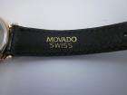 Movado Ladies Womens Swiss Gold Black Watch  