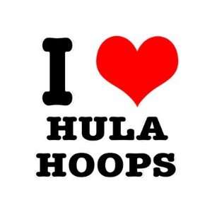  I Heart (love) Hula Hoops Stickers Arts, Crafts & Sewing