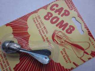 CAP BOMB Grenade rocket metal toy paper/plastic gun caps BOY STOCKING 