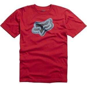  Fox Racing Youth Syndicate T Shirt   X Large/Red 
