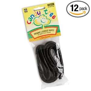 Candy Tree Organic Licorice Lariats, 3.2 Ounce Packages (Pack of 12 