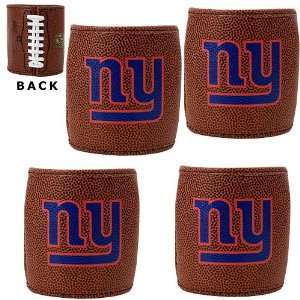  New York Giants 4pc Football Can Holder Set Sports 