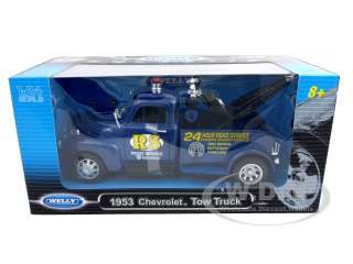 Brand new 124 scale diecast model of 1953 Chevrolet 3800 Tow Truck 